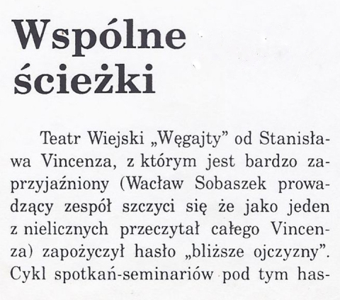 Wspólne ścieżki
