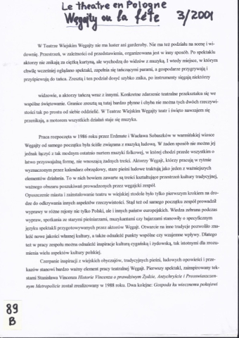 W Teatrze Wiejskim Węgajty...