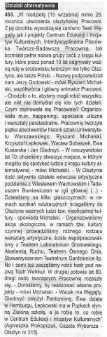 Działali alternatywnie