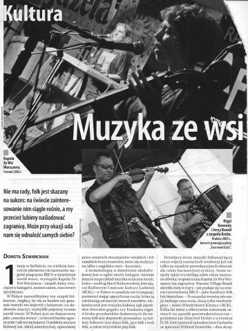 Muzyka ze wsi Warszawa