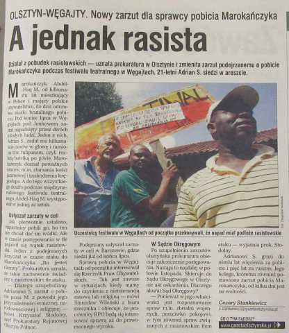 A jednak rasista