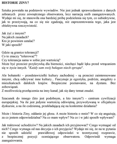 Historie Ziny?