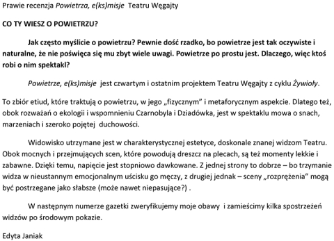 Co ty wiesz o powietrzu? 
