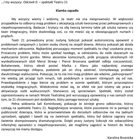Klamka zapadła