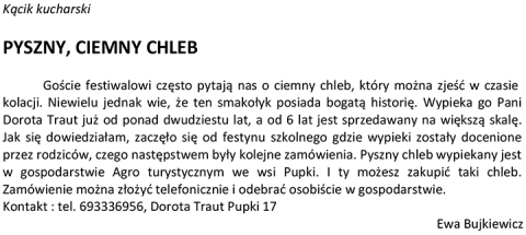 Pyszny, ciemny chleb