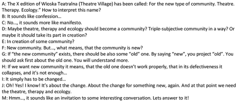 The X edition of Wioska Teatralna...