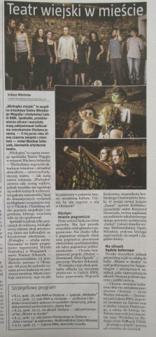 Teatr wiejski w mieście