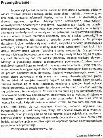 Przemyśliwanie I