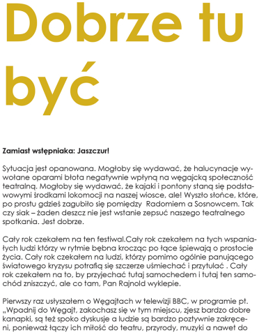 Dobrze tu być