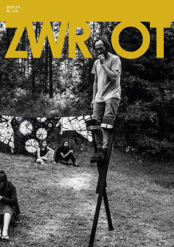 Gazetka Festiwalu "Wioska Teatralna". Zwrot