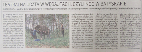 Teatralna uczta w Węgajtach
