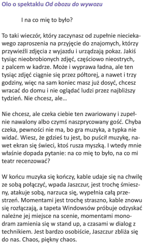 I na co mię to było?