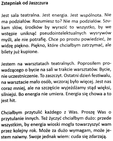 Zstępniak od Jaszczura