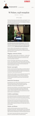 W Polsce, czyli wszędzie