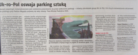 Uk-ro-Pol oswaja parking sztuką