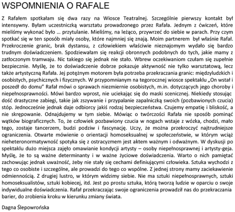 Wspomnienia o Rafale