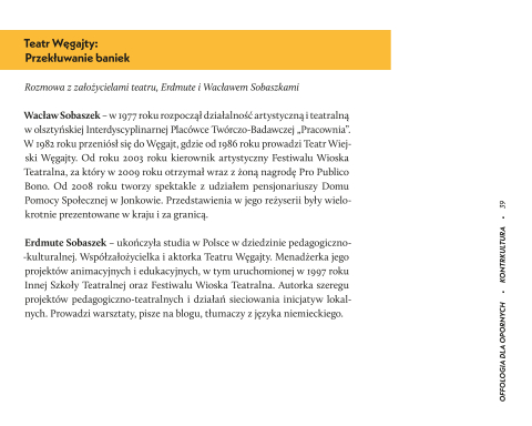 Teatr Węgajty: Przekłuwanie baniek