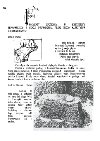 Fragmenty spotkania u Krzysztofa Łepkowskiego z okazji prowadzenia przez niego warsztatów biodynamicznych