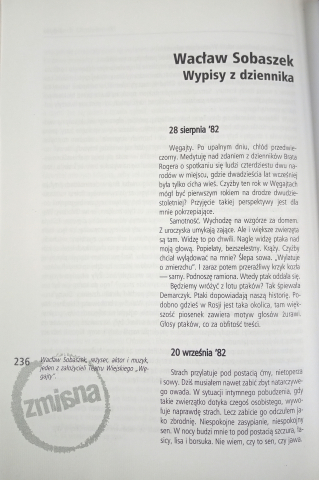 Wypisy z dziennika