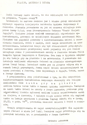Pianino, akordeon i gitara