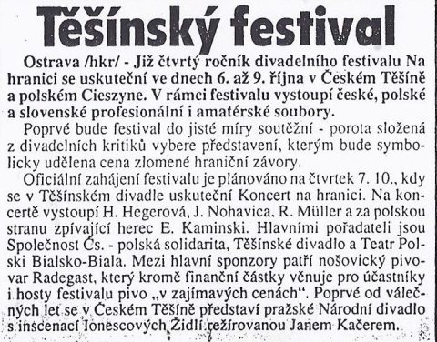 Těšínský festival
