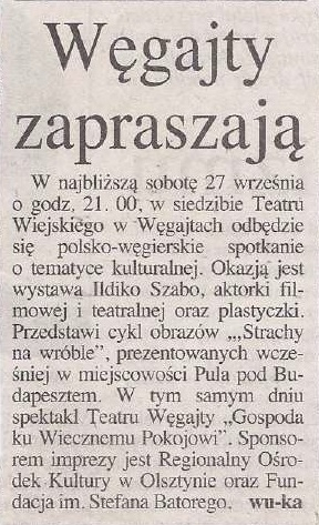 Węgajty zapraszają
