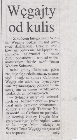 Węgajty od kulis 