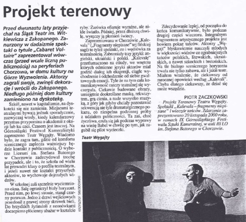 Projekt terenowy