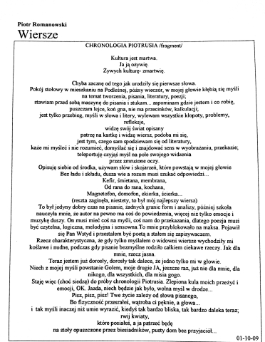 Chronologia Piotrusia