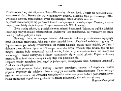 Trudno oprzeć się historii...