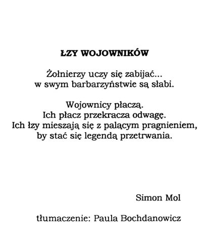 Łzy wojowników