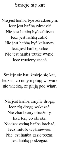 Śmieje się kat