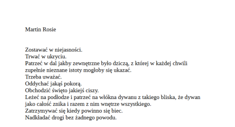 Zostawać w niejasności