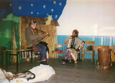 Muzykowanie w szkole w Nowicy