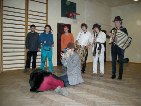 Shrovetide at the community centre in Sząbruk