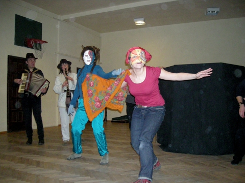 Shrovetide at the community centre in Sząbruk