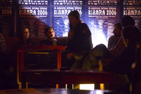 Rozmowa z zespołem "Synczyzny" po pokazie w ramach XIV Akademickich Spotkań Teatralnych Klamra 2006