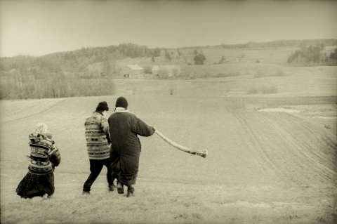 Alilujnicy w pejzażu suwalskim