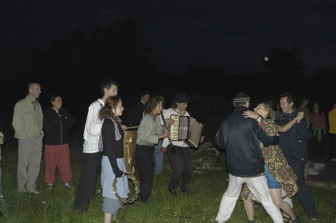 Zabawa po pokazie spektaklu "Upiorny całun"