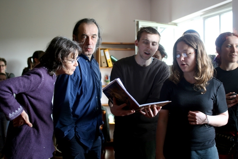 Workshop by the Węgajty Theatre during the Third Theatre Meetings in Teremiski