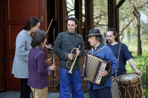 Workshop by the Węgajty Theatre during the Third Theatre Meetings in Teremiski