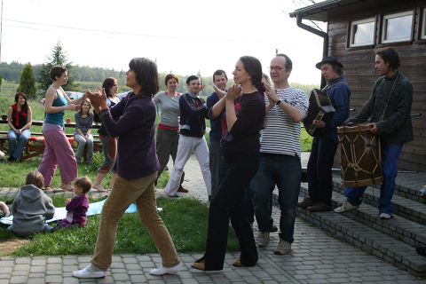 Workshop of the Węgajty Theatre during the Third Theatre Meetings in Teremiski