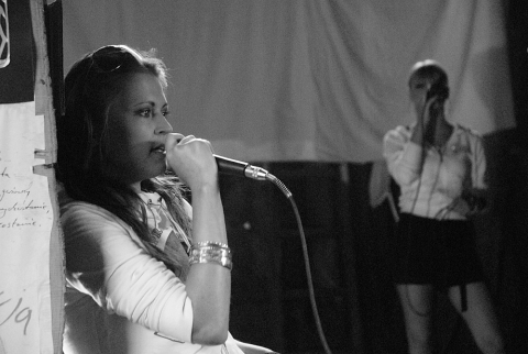 " Błękitny ekspres" - fragment of the performance realised in the Correctional Facility in Falenica, presented during the Theatre Village festival