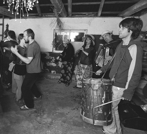 Music of Kapela Terenowa and Krótka Polka during the Theatre Village festival