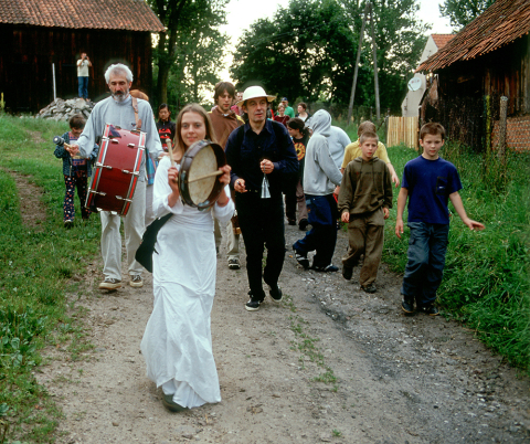 Music of Kapela Terenowa and Krótka Polka during the Theatre Village festival
