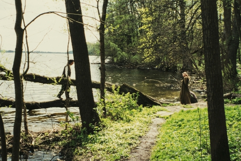By the lake