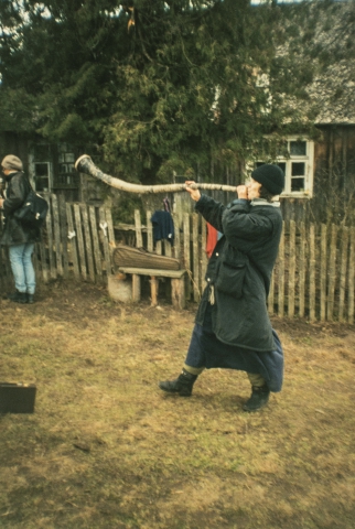 Sounds of the ligava in front of Marianna Maliszewska's house