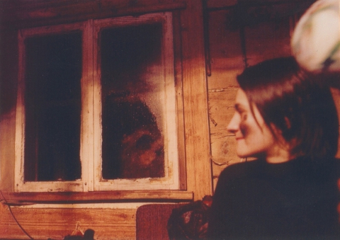 Justyna Wielgus w domu gospodarzy