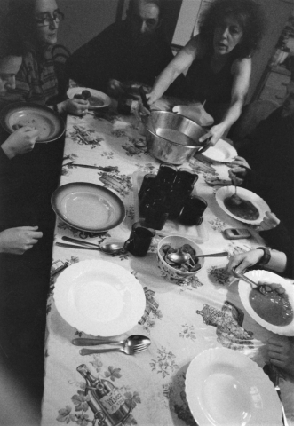 Shared meal at Elżbieta Goerigk's house