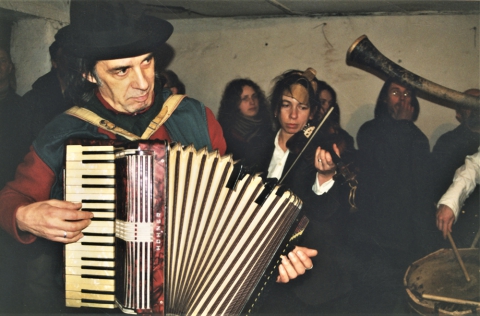 Shrovetide in the fire station in Węgajty